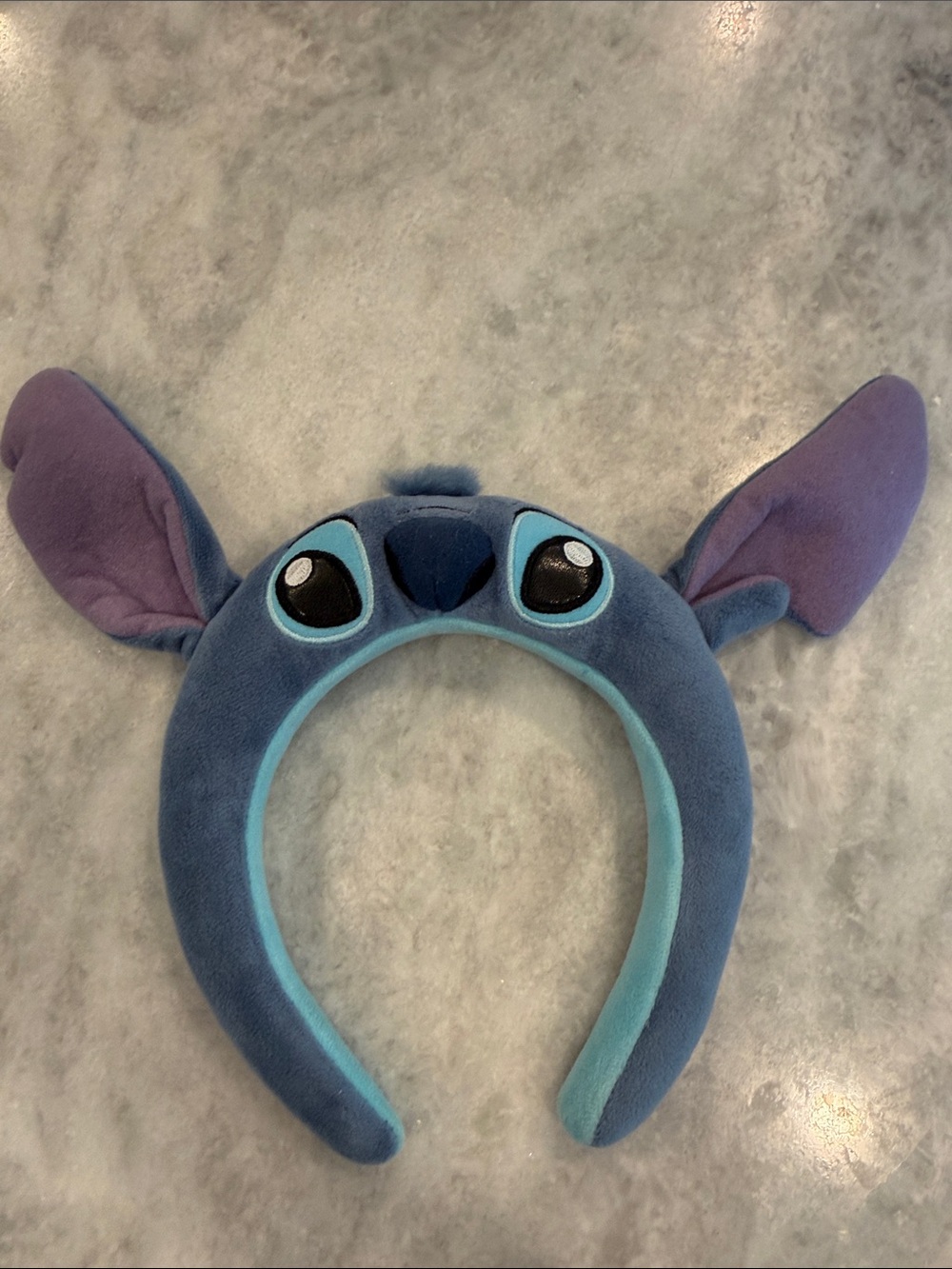 Disney Stitch Plush Ear Headband - Blue and Purple